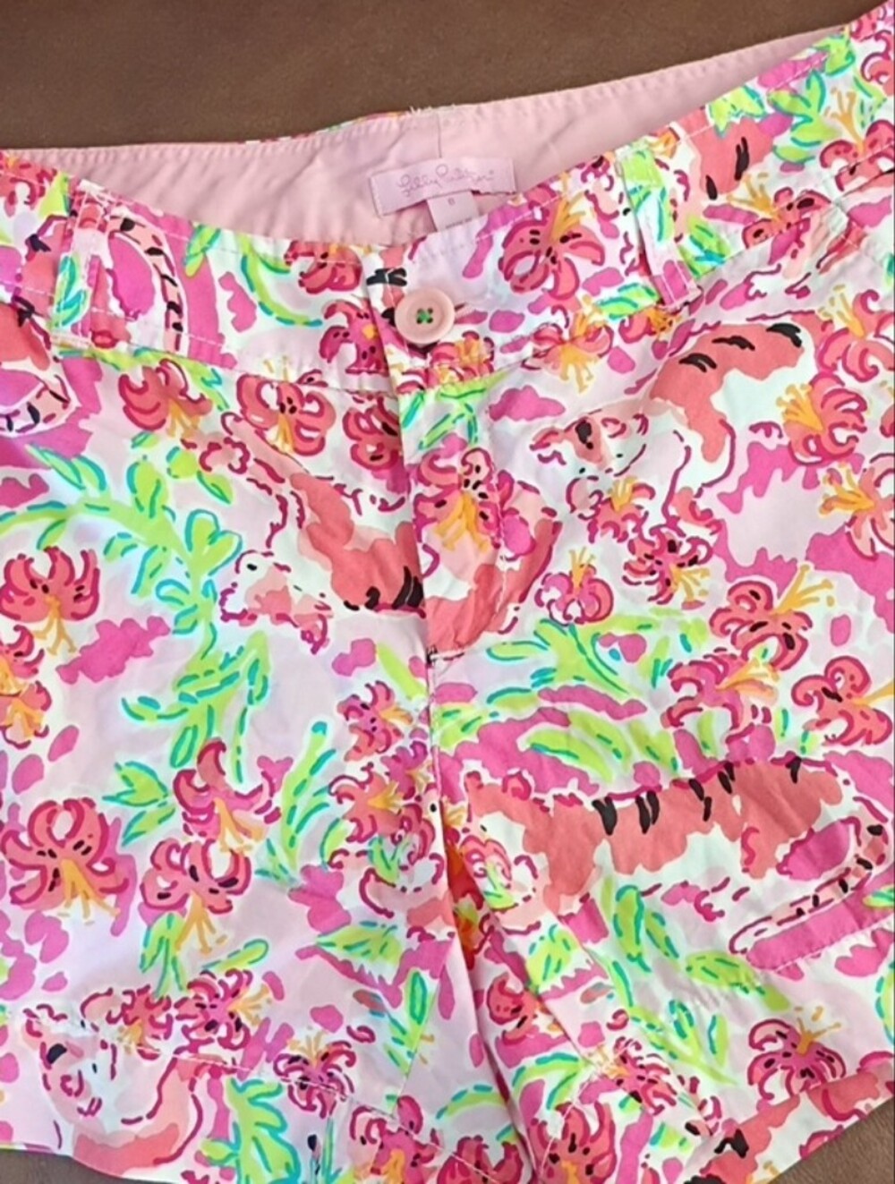 Lilly Pulitzer Call Me Kitty Size 8 Shorts